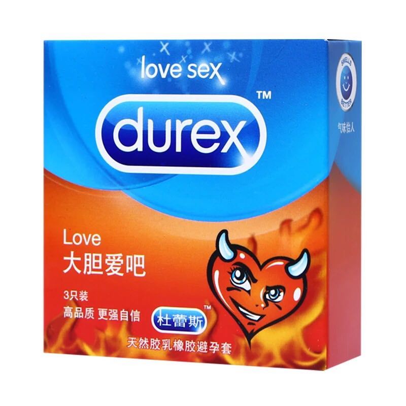杜蕾斯避孕套love大胆爱 3只装